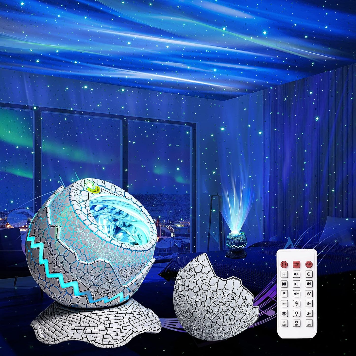 DinoGlow™ 4 in 1 Northern Lights Projector