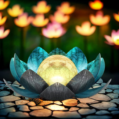 Lotus Escape to Paradise - Solar Powered Lamp